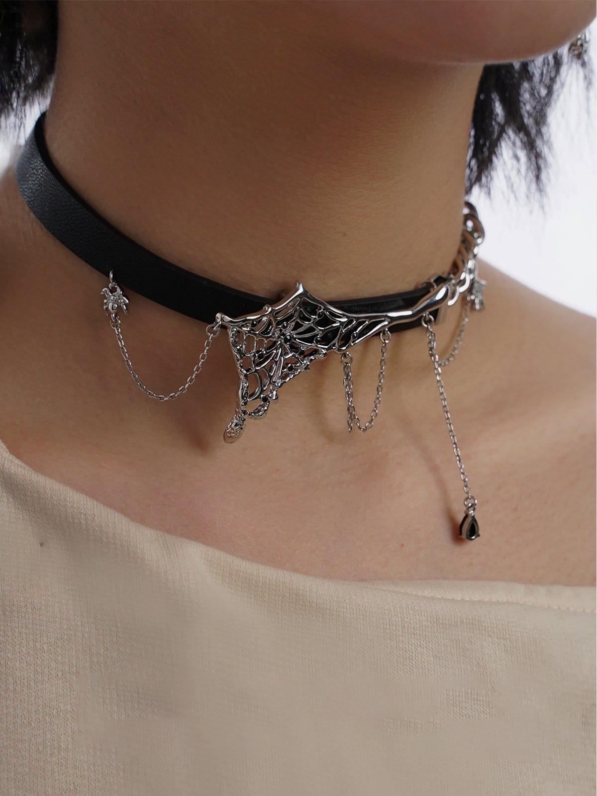 Spider Web Necklace
