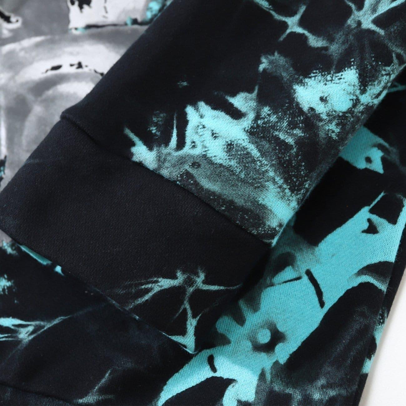 Tie-dye Phantom Print Oversized Hoodie