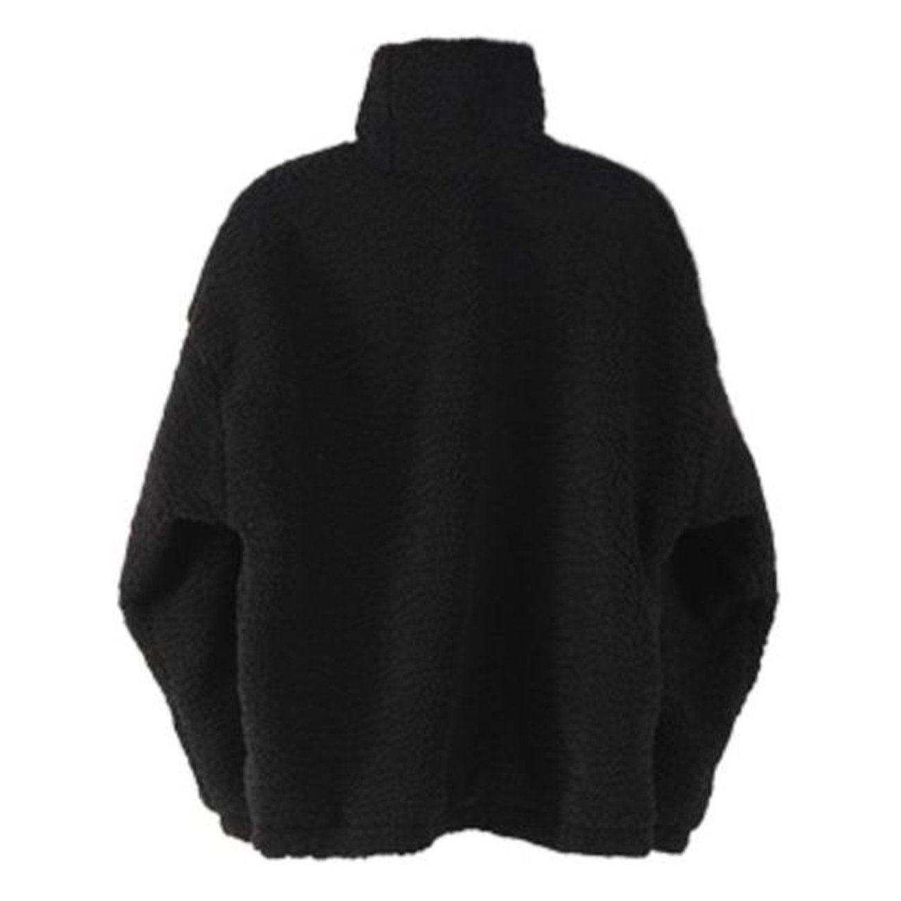 Turtleneck Sherpa Sweatshirt
