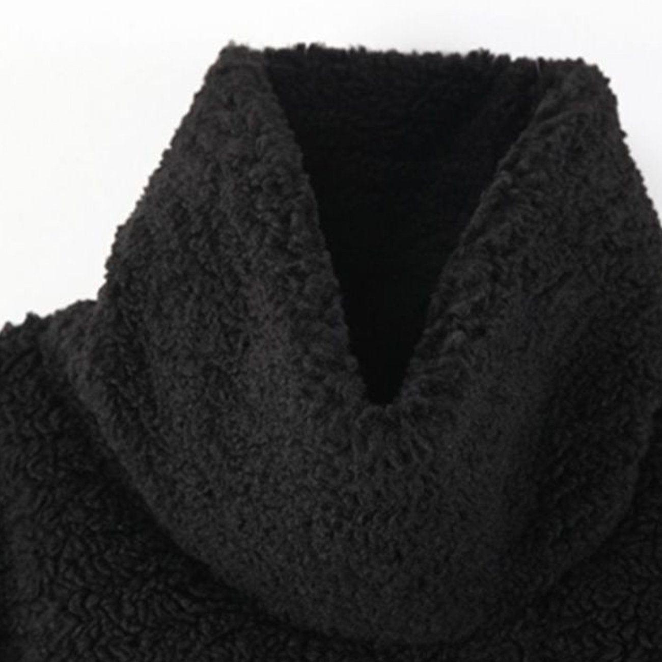 Turtleneck Sherpa Sweatshirt