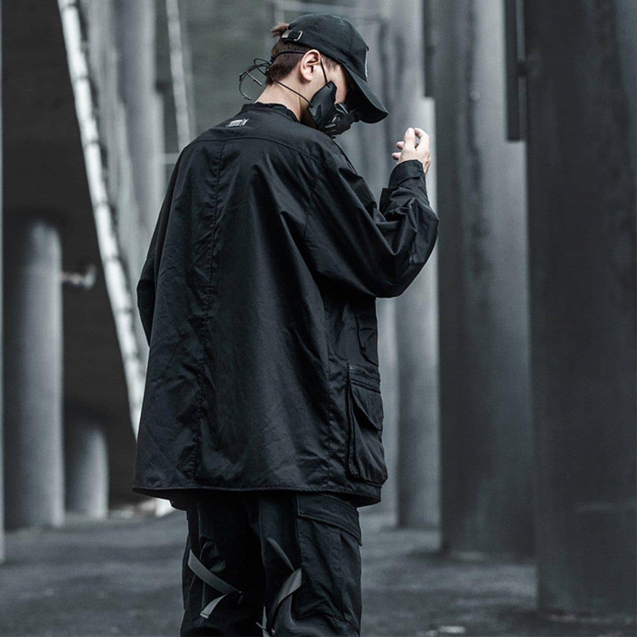 Dark Function Multi Pockets Cardigan Jacket