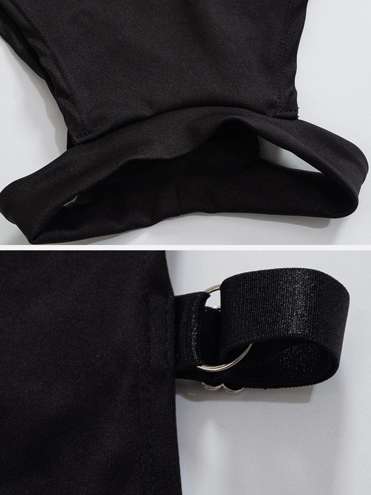 Hollow Side Slit Dress