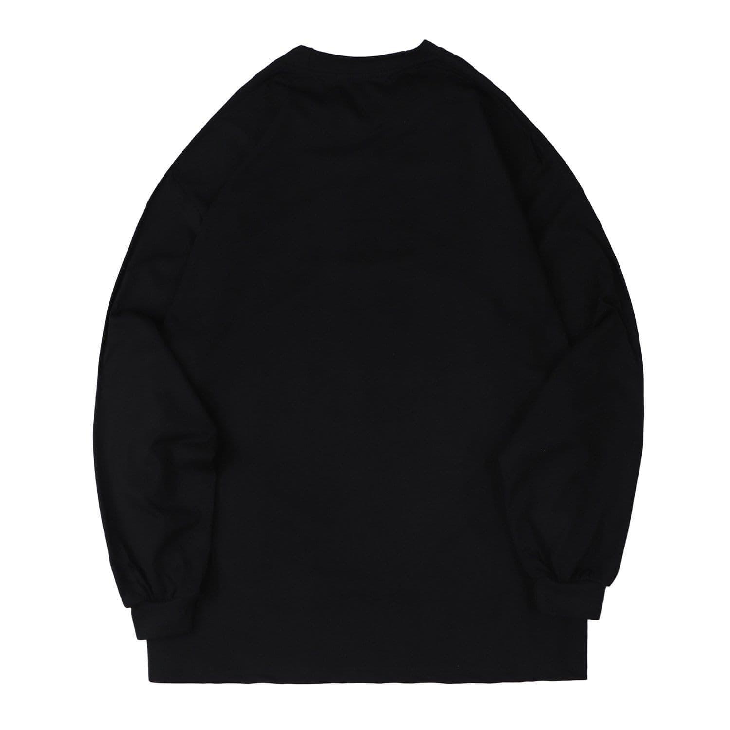 Dark Skeleton Fight Print Sweatshirt