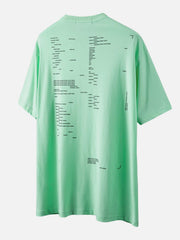 Function Back Letters Graphic Tee