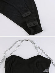 Irregular Chain Jumpsuit