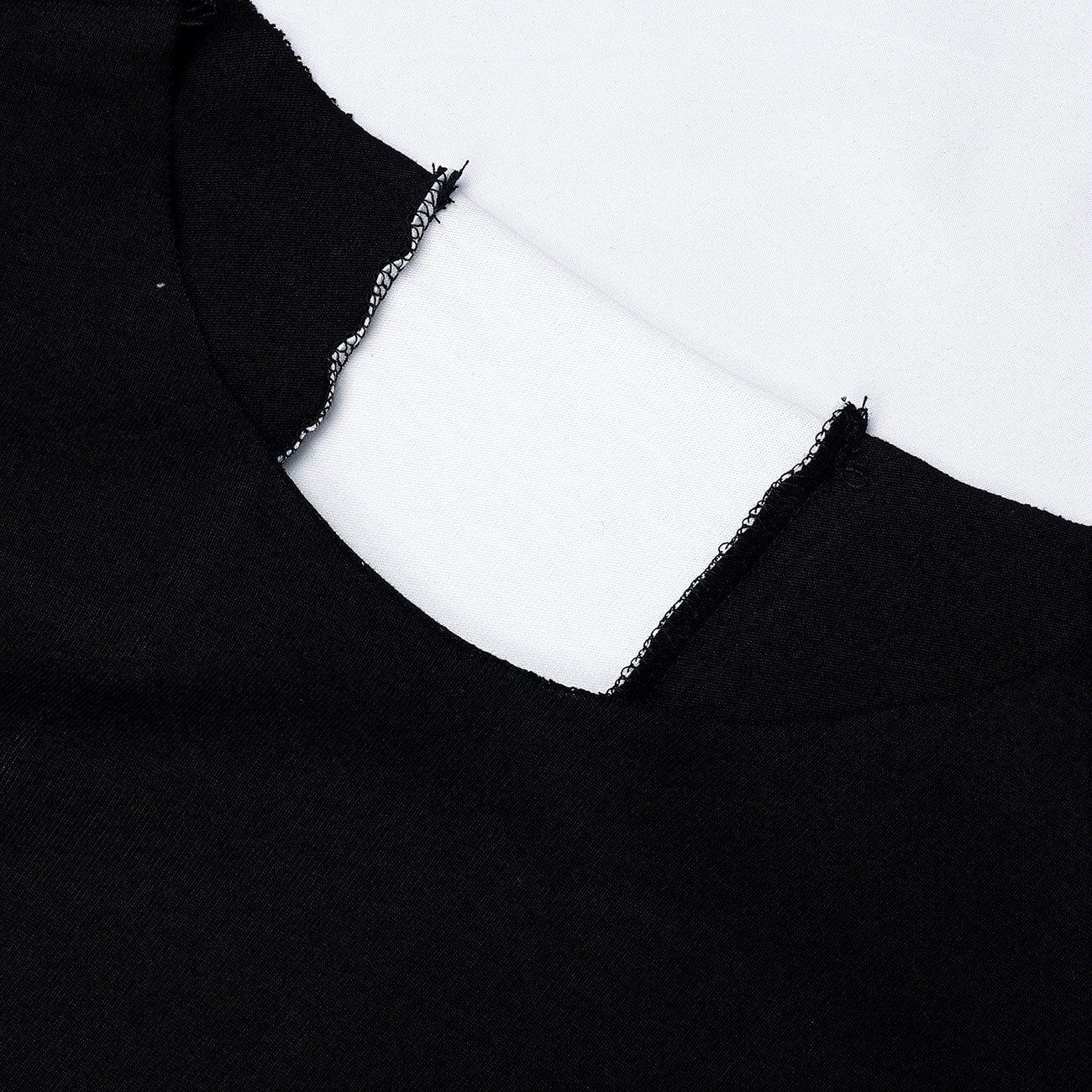 Back Cross Patchwork Tee