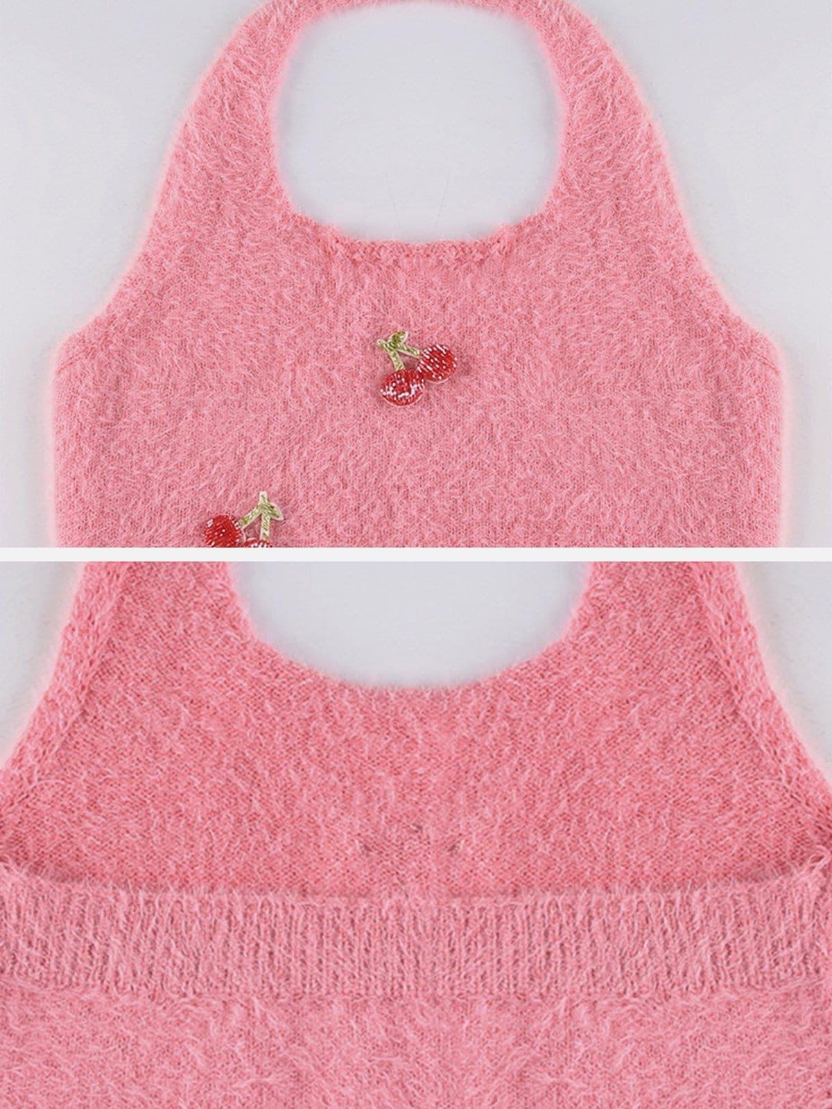 Cherry Sweater Vest