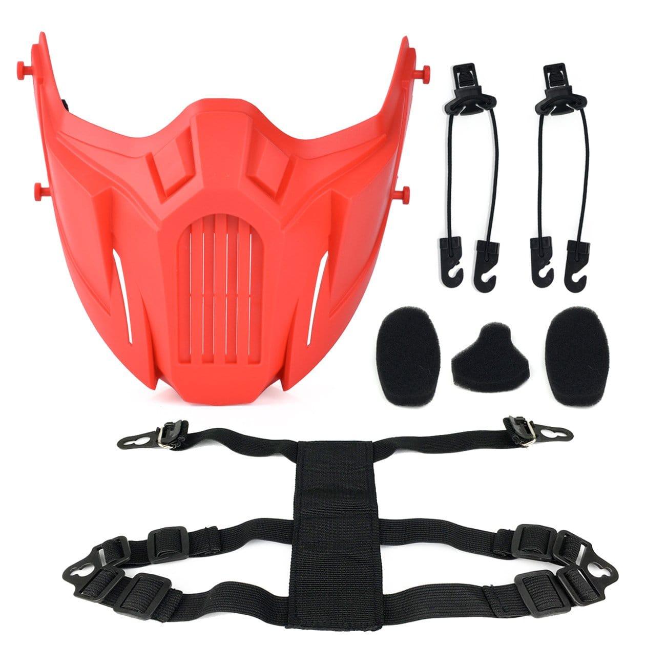 Punk Half Face Shield Mask