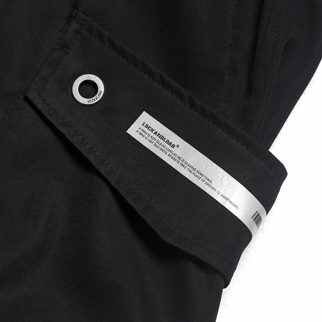Multi Pockets Drawstring Cargo Shorts