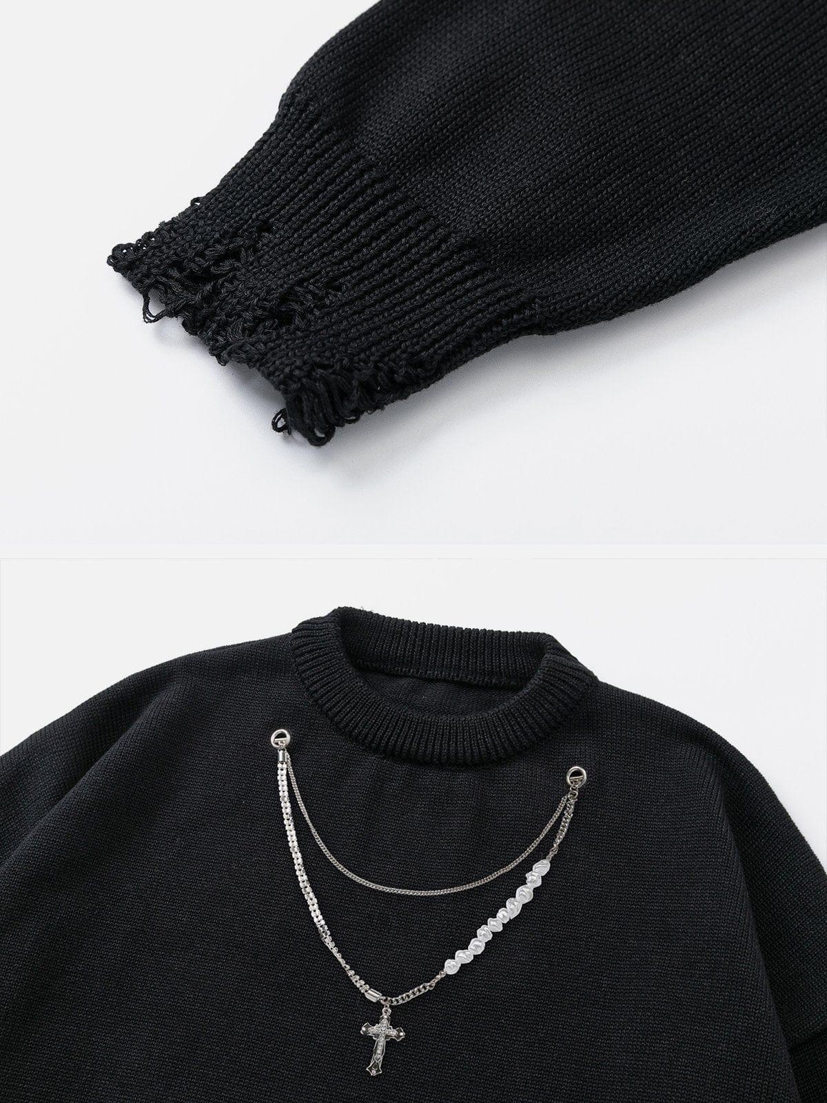 3D Gothic Alphabet Sweater