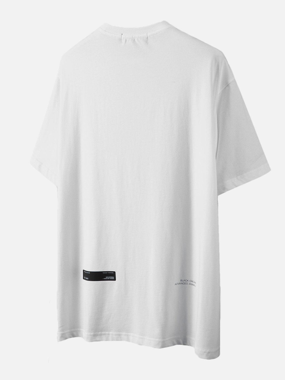 Distort Letters Graphic Tee