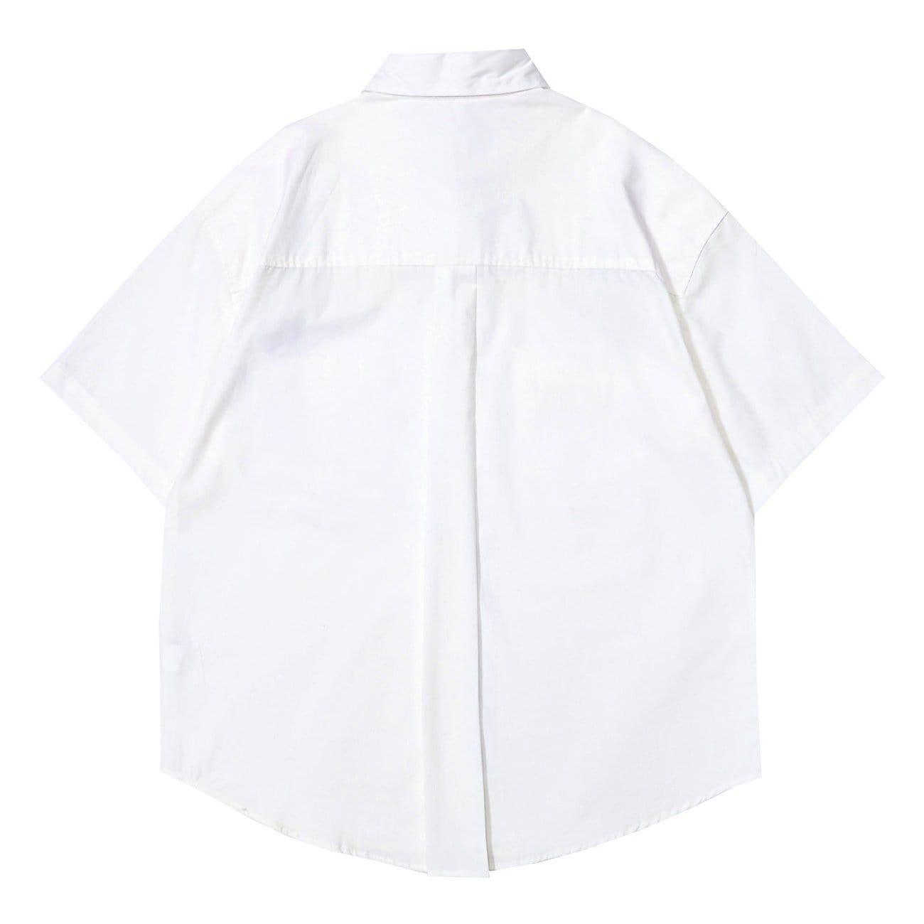 Multi Pockets Strap Shirt