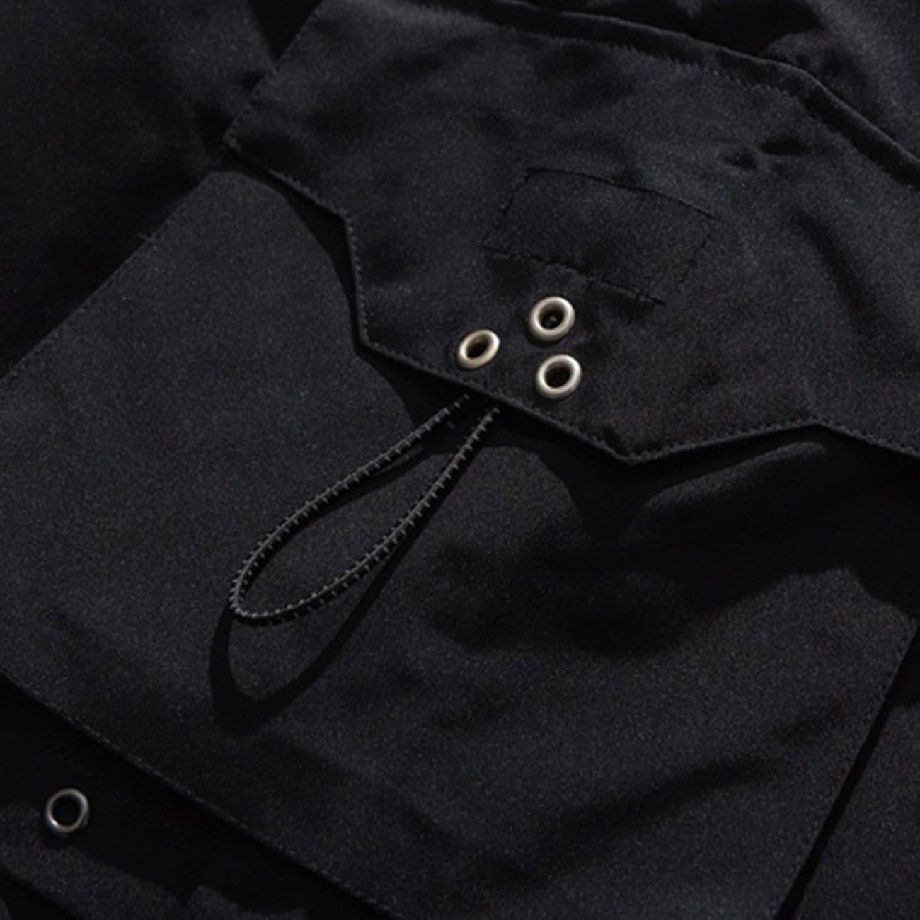 Punk Big Pockets Cargo Shorts