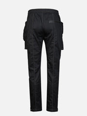 Side Zip Up Fake Two Cargo Pants