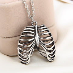 Human Thoracic Skeleton Necklace