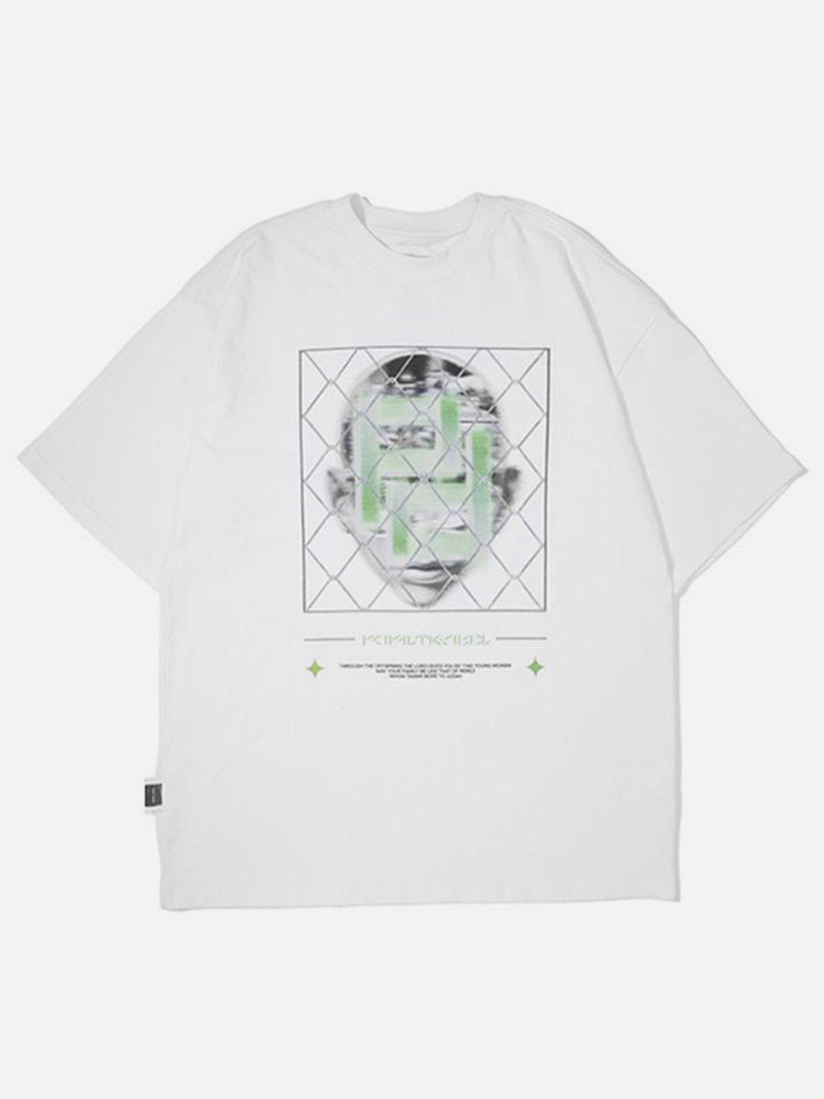 Alphabet Face Graphic Tee