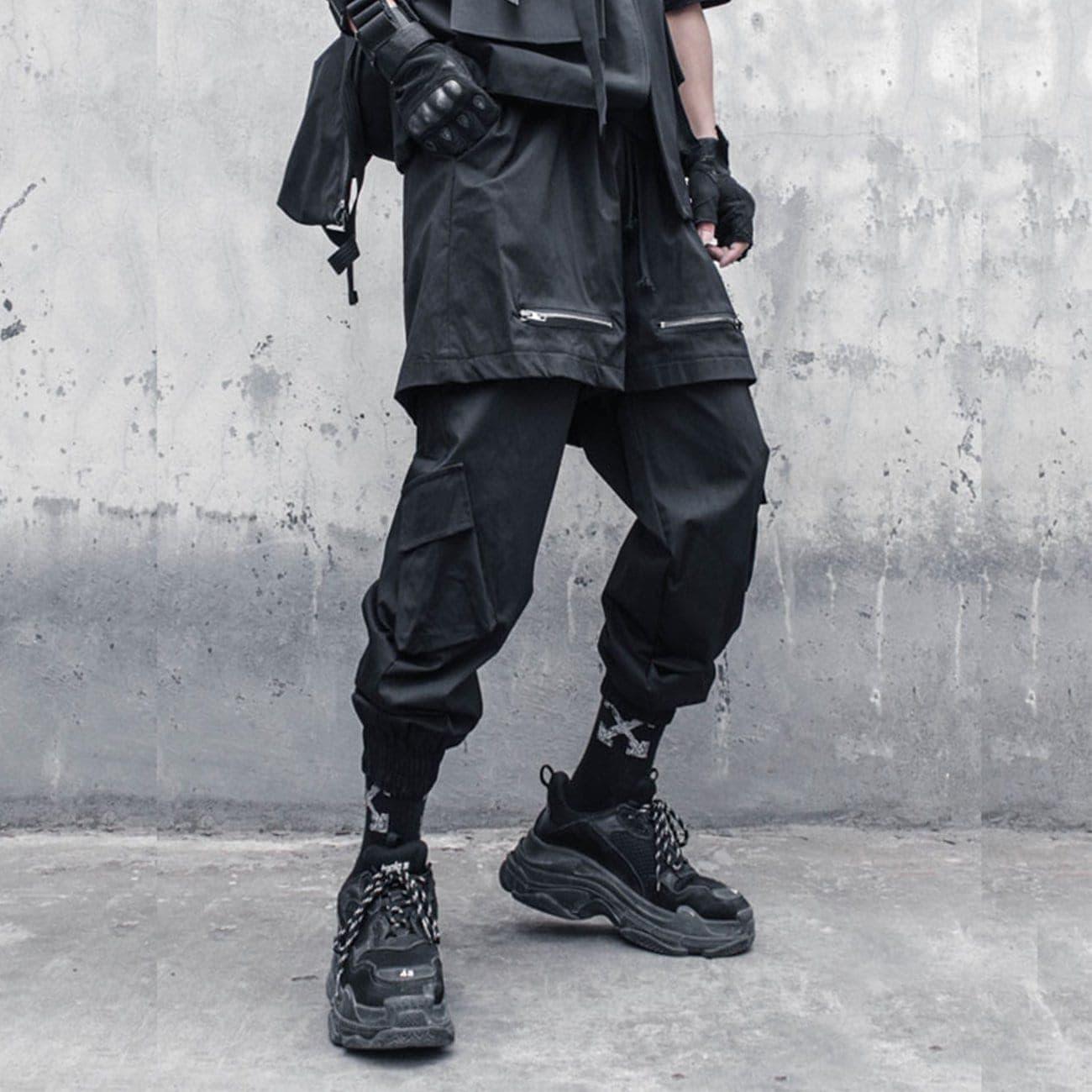 Dark Fake Two Warrior Pants