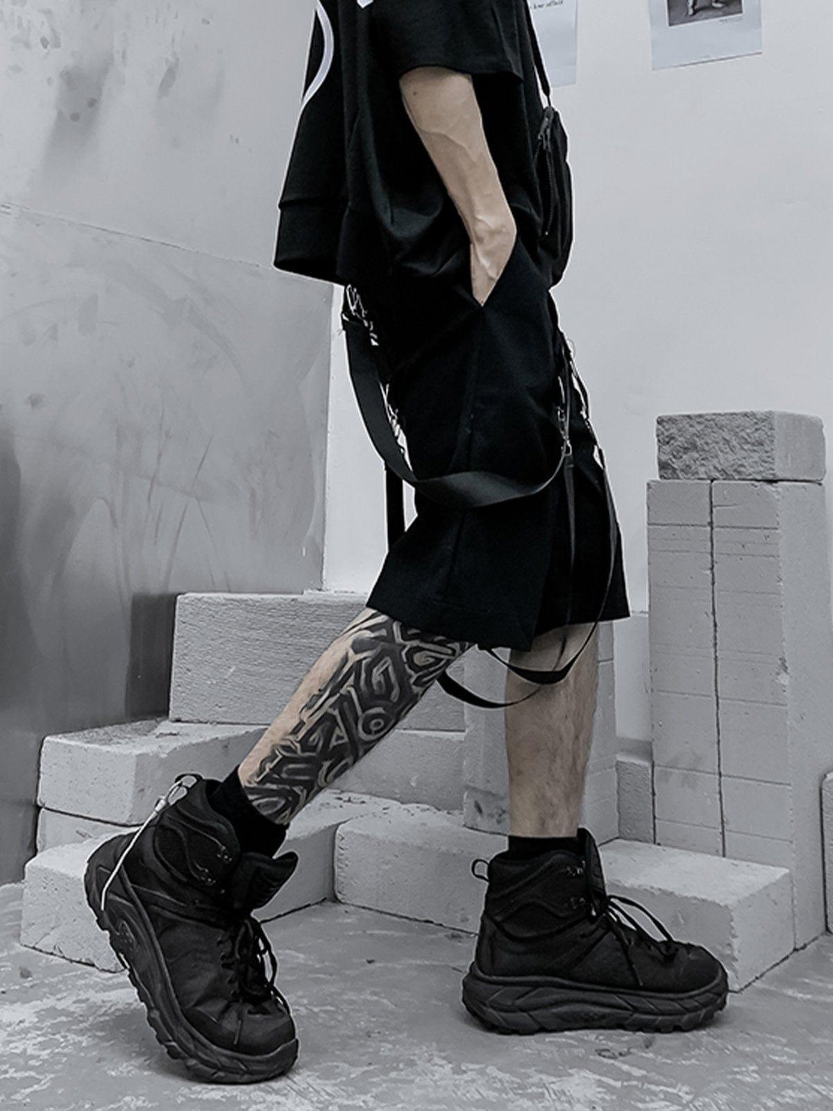 Multi Webbing Cargo Shorts