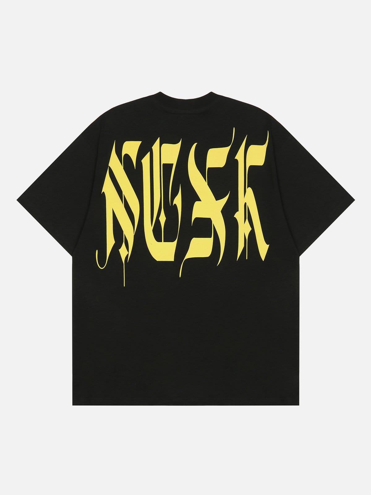 Cartoon Skeleton Graphic Tee