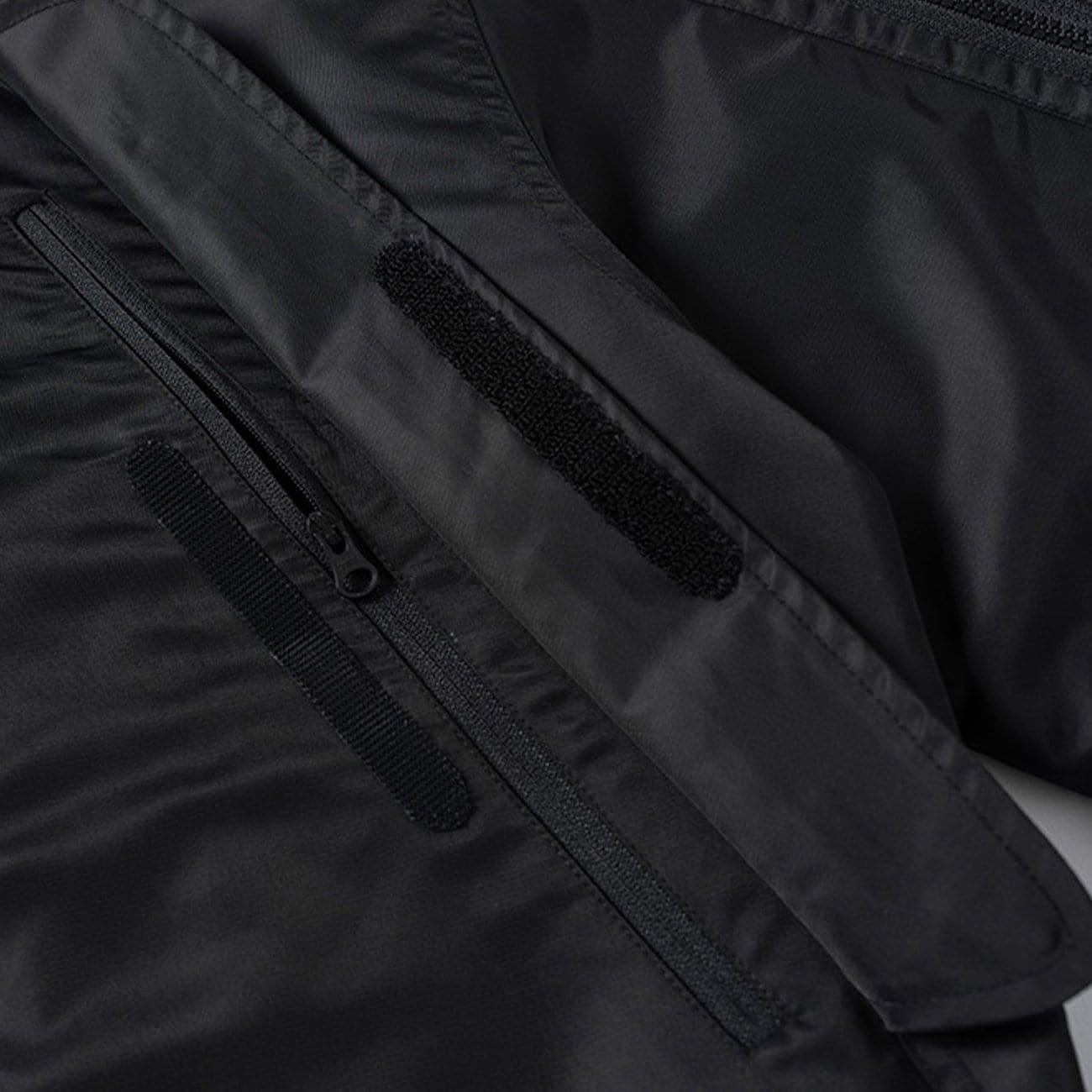 Metallic Light Hidden Zipper Pocket Jacket