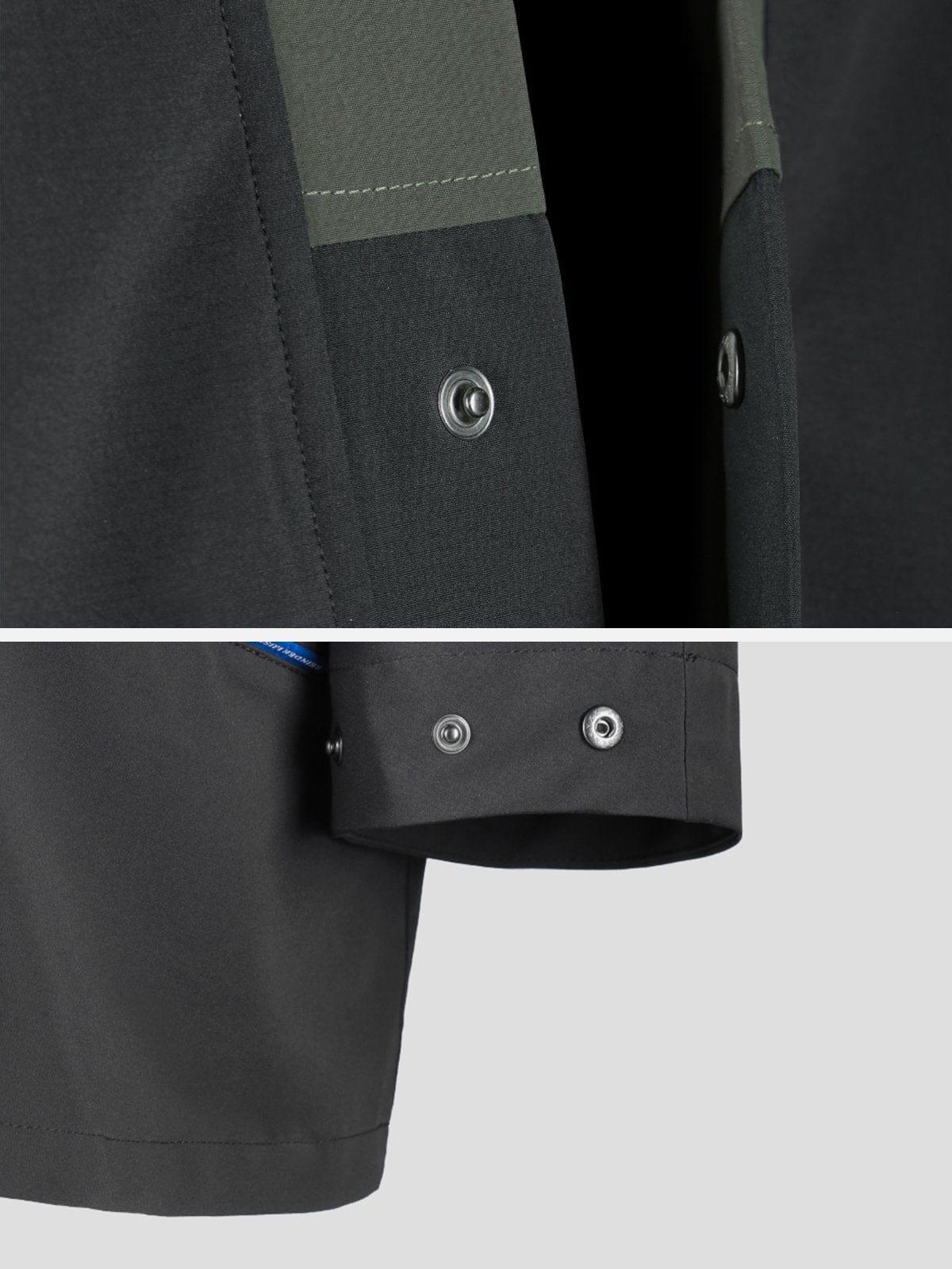 Patchwork Multi Pockets Jacket