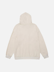 Flocking Skeleton Love Hoodie