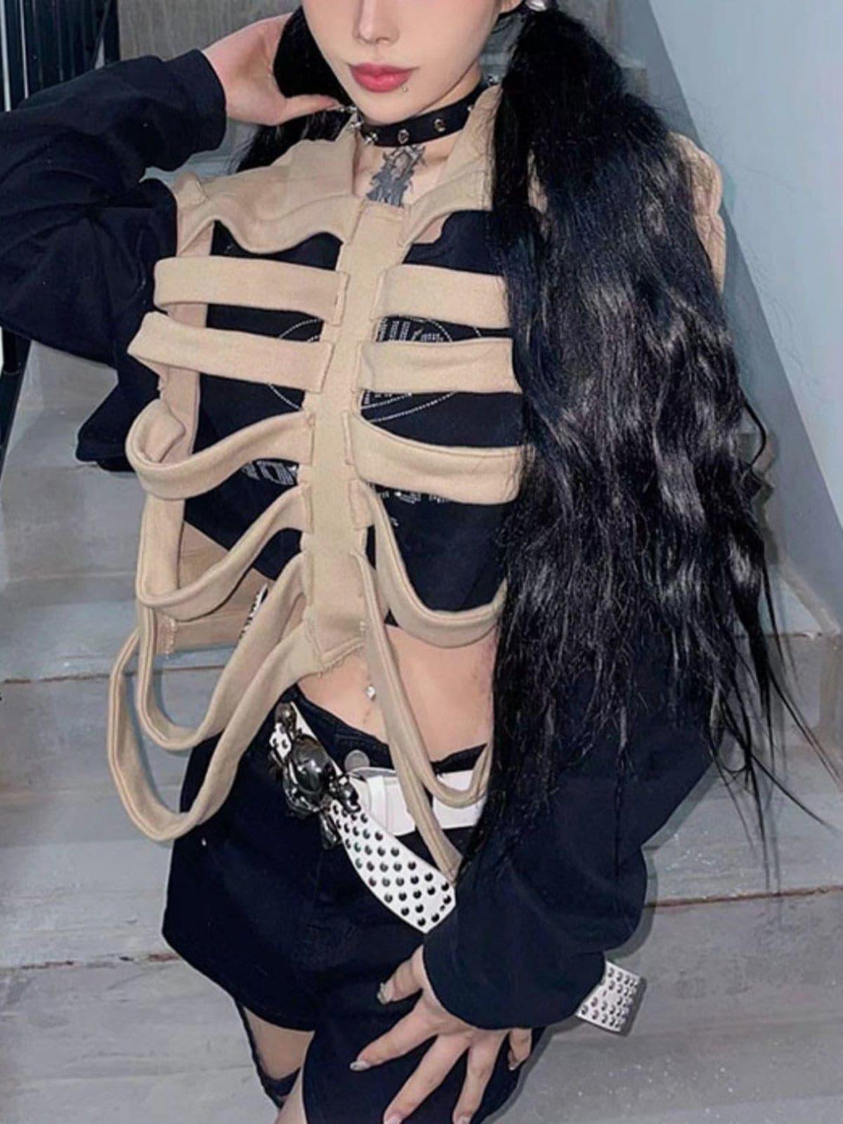Cutout Hooded Vest