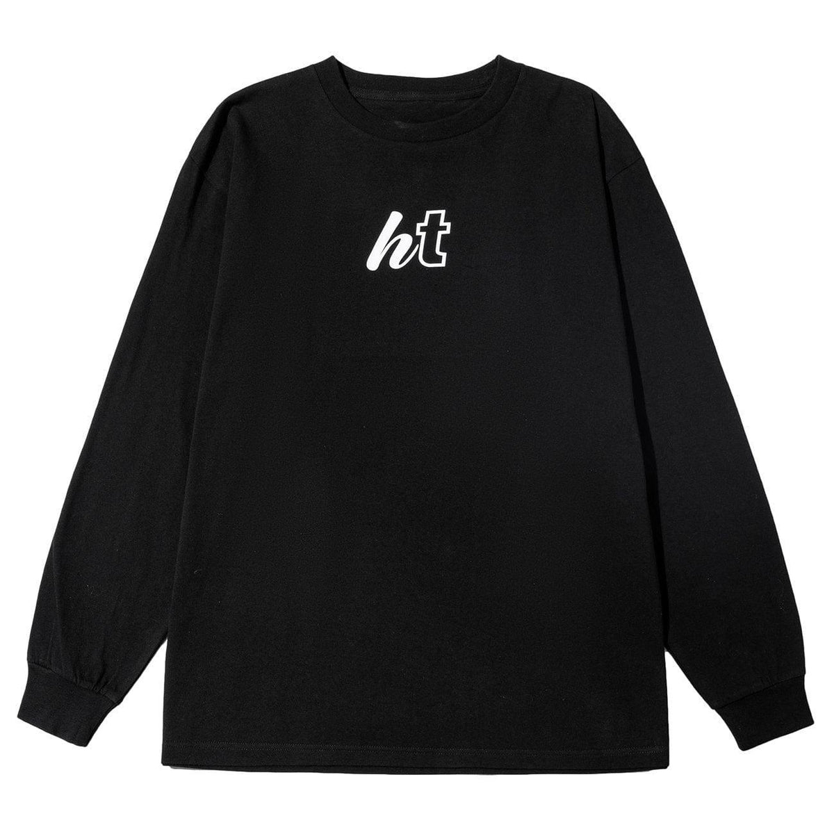 Solid Color Print Sweatshirt