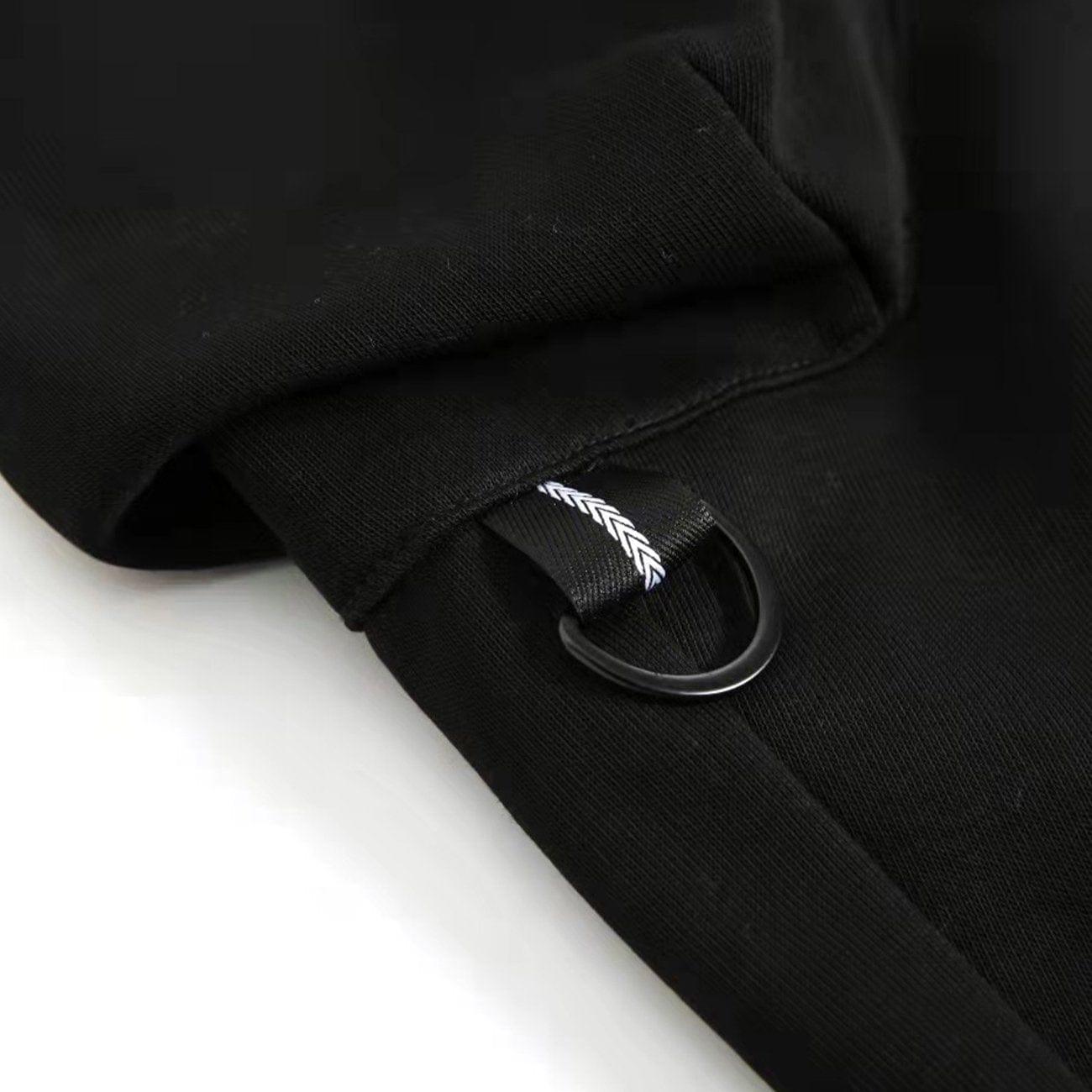 Multi Pockets Drawstring Screw Thread Pants
