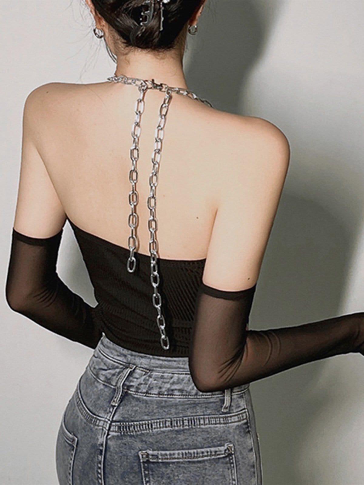 Irregular Chain Jumpsuit
