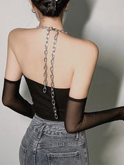 Irregular Chain Jumpsuit