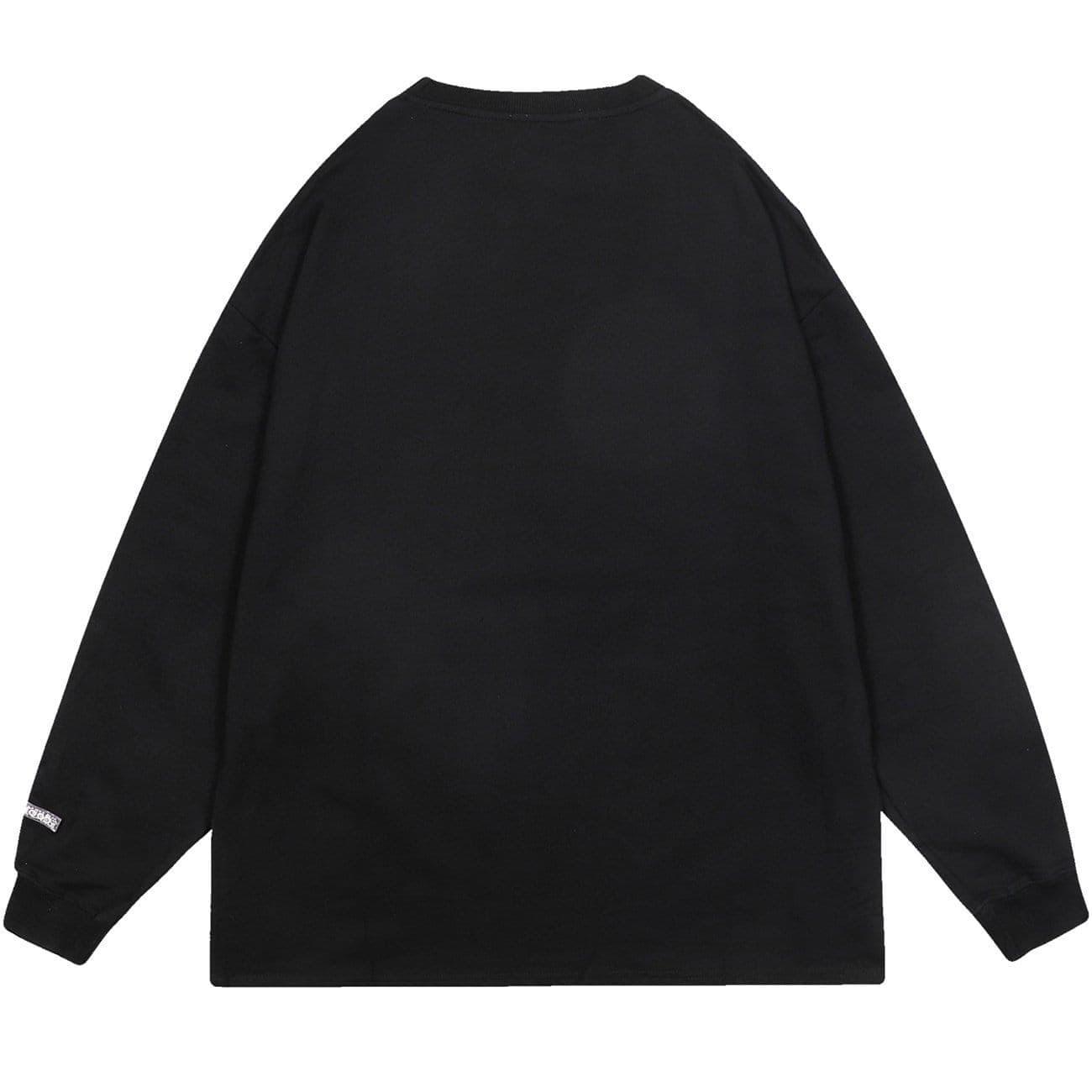 Mercury Letters Print Sweatshirt