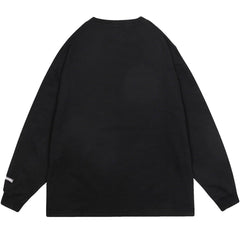 Mercury Letters Print Sweatshirt