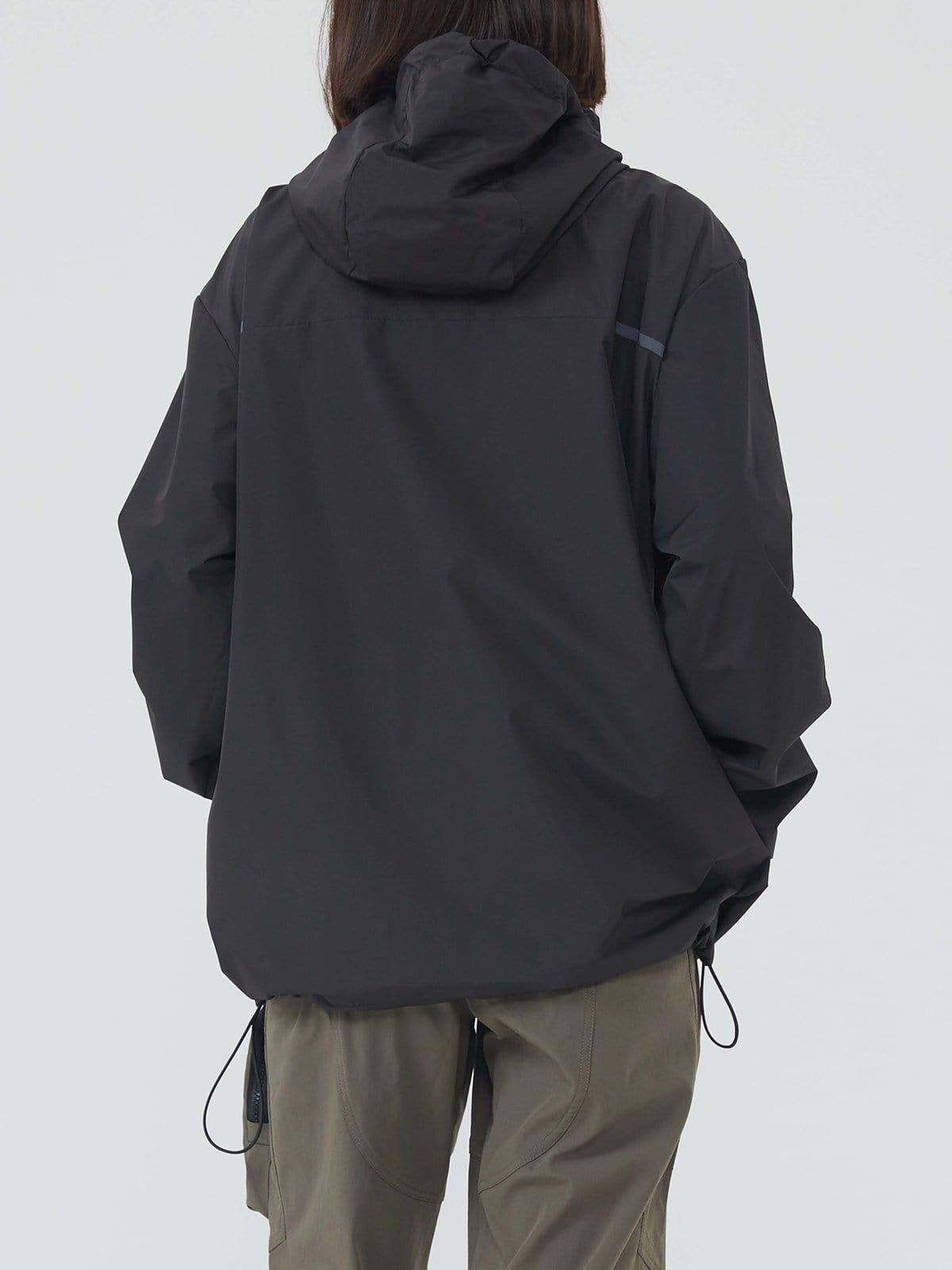 Reflective Strip Zip Up Jacket