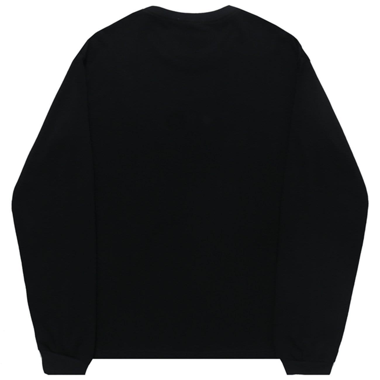 Dark Unreal Snake Print Sweatshirt