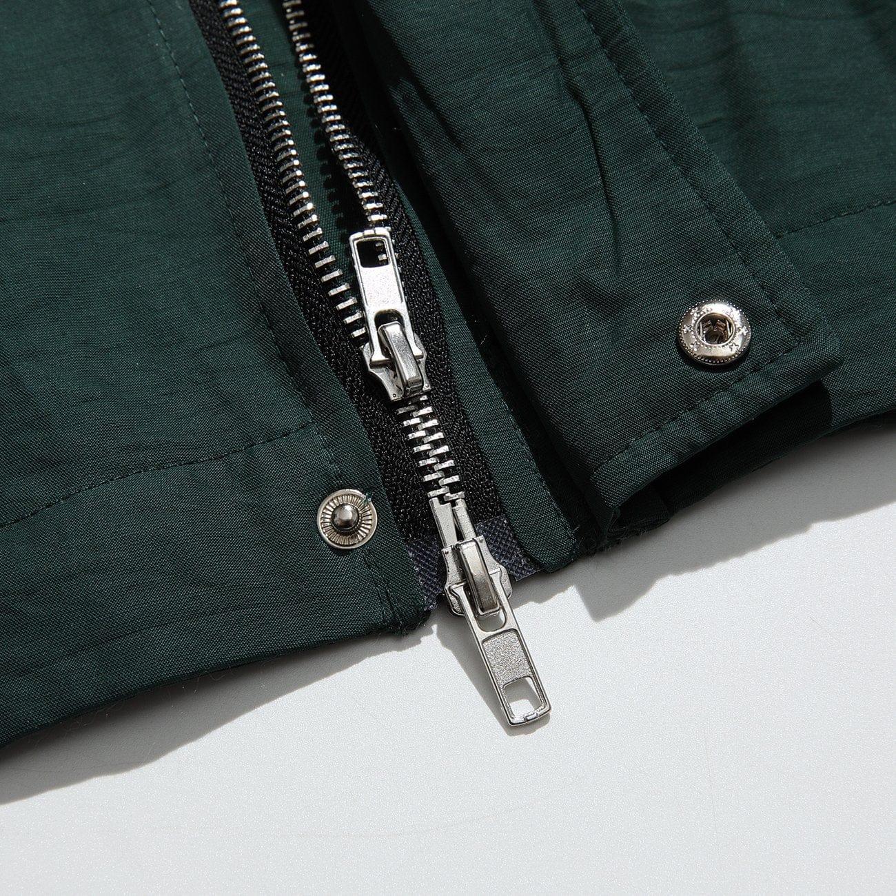 Multi Zip Up Short Sleeve Shirt