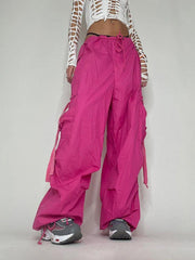 Ribbon Wide Leg Pants