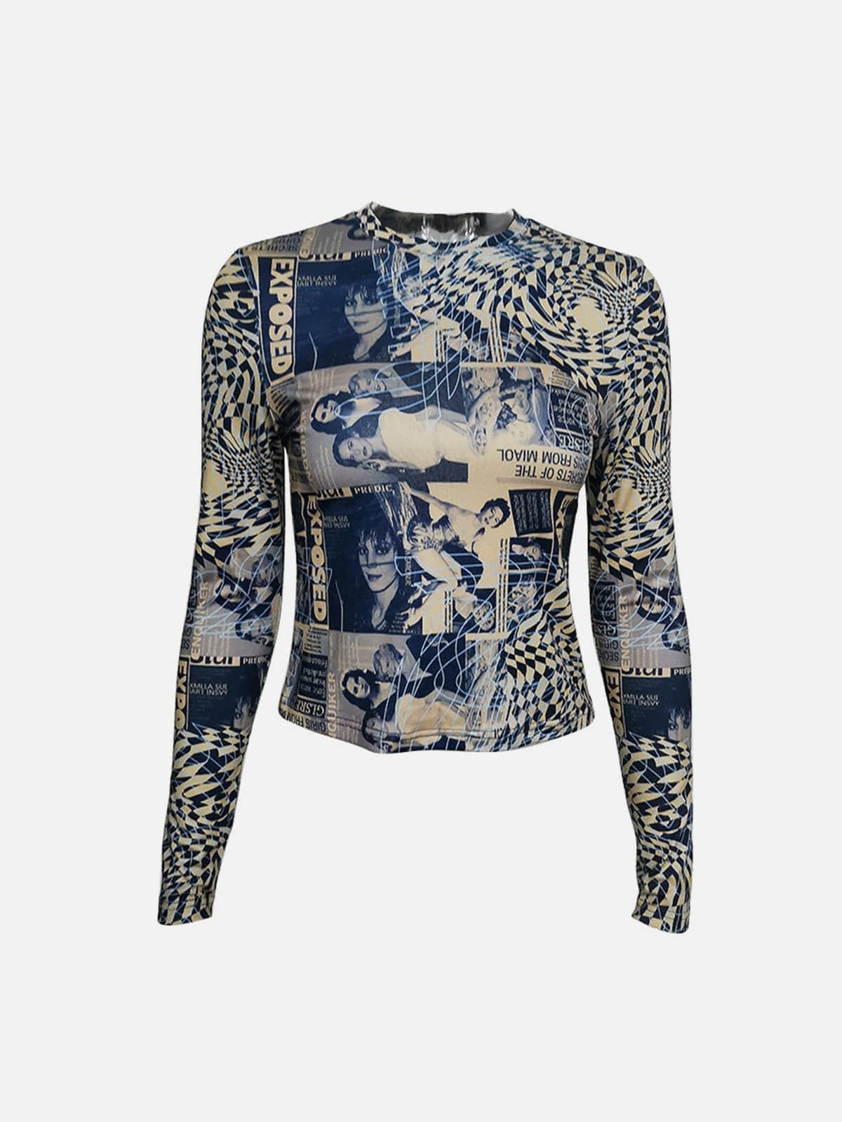 Vintage Slim Long Sleeve T Shirt