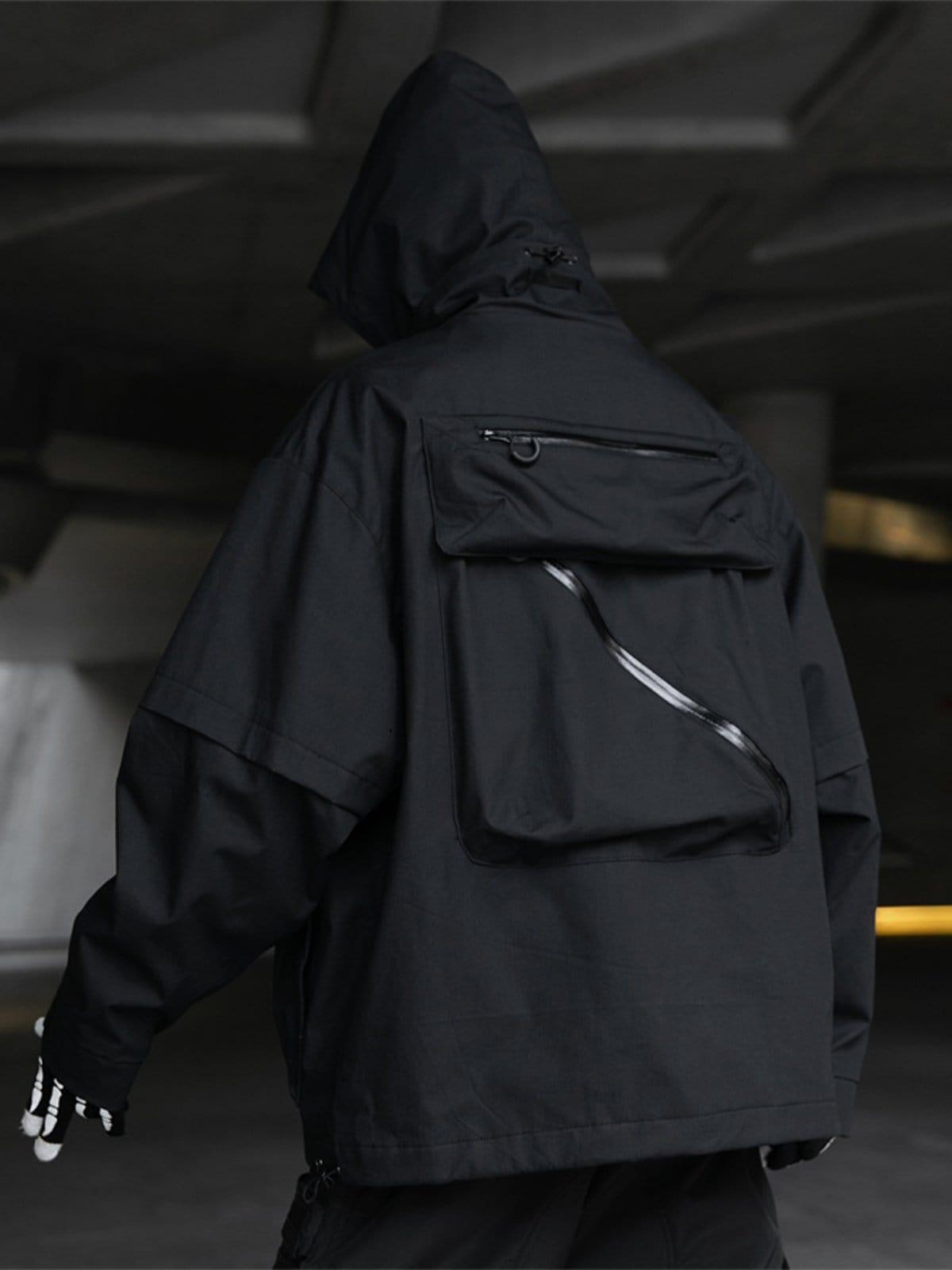 Large Back Pocket Cargo Jacket