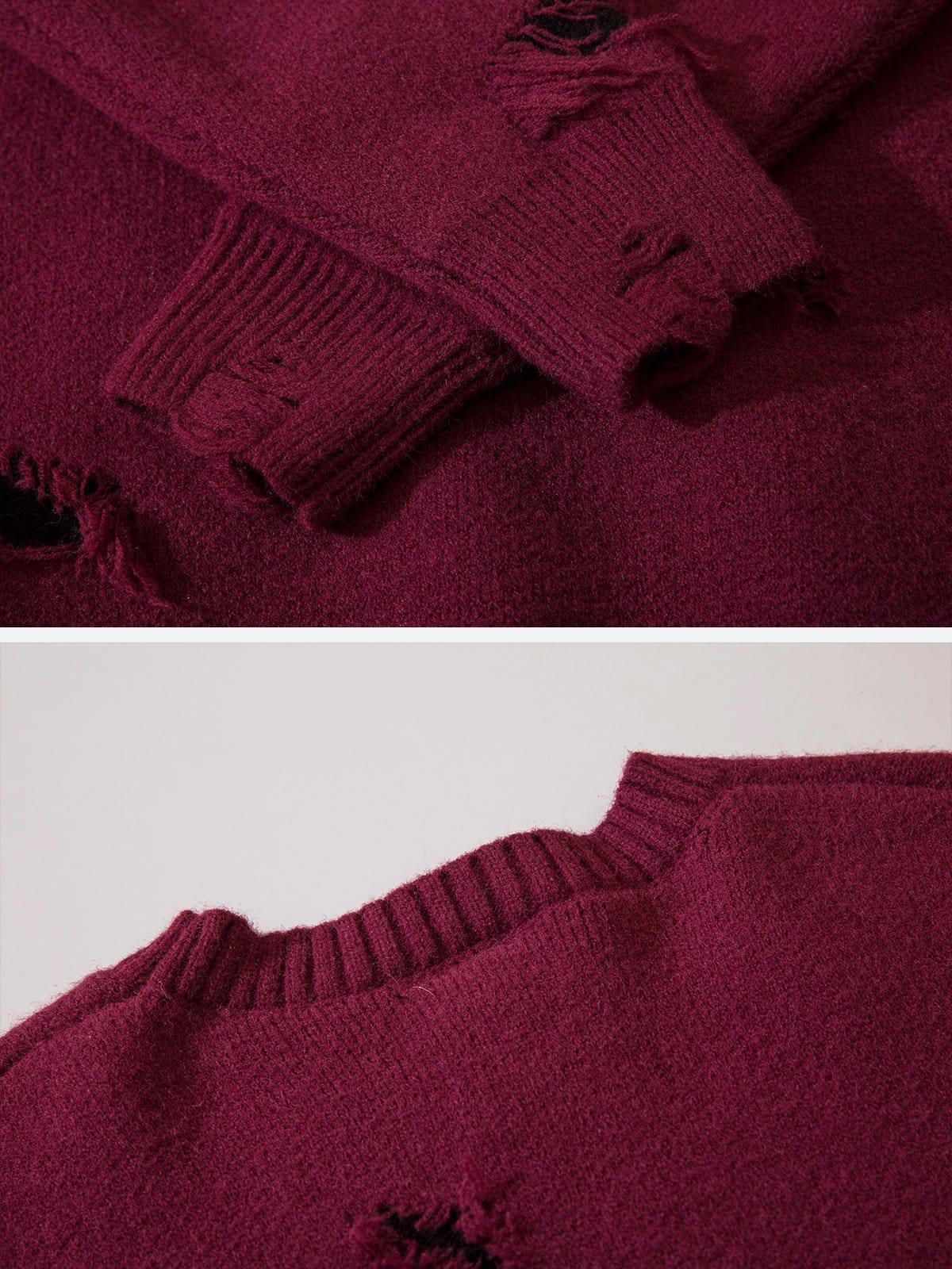 Cut Hollow Sweater