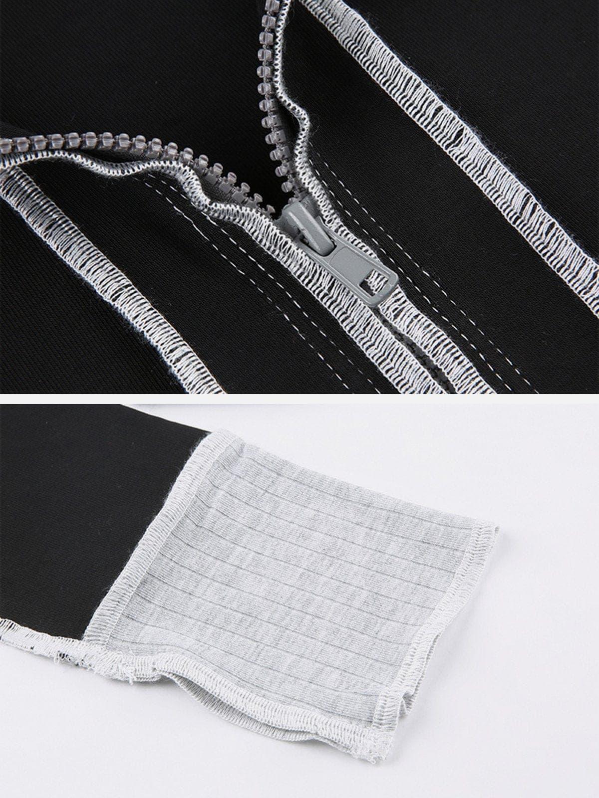 Sewing Thread Long Sleeve T Shirts