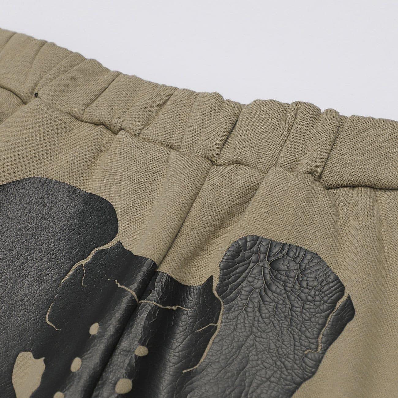 Human Skeleton Print Pants
