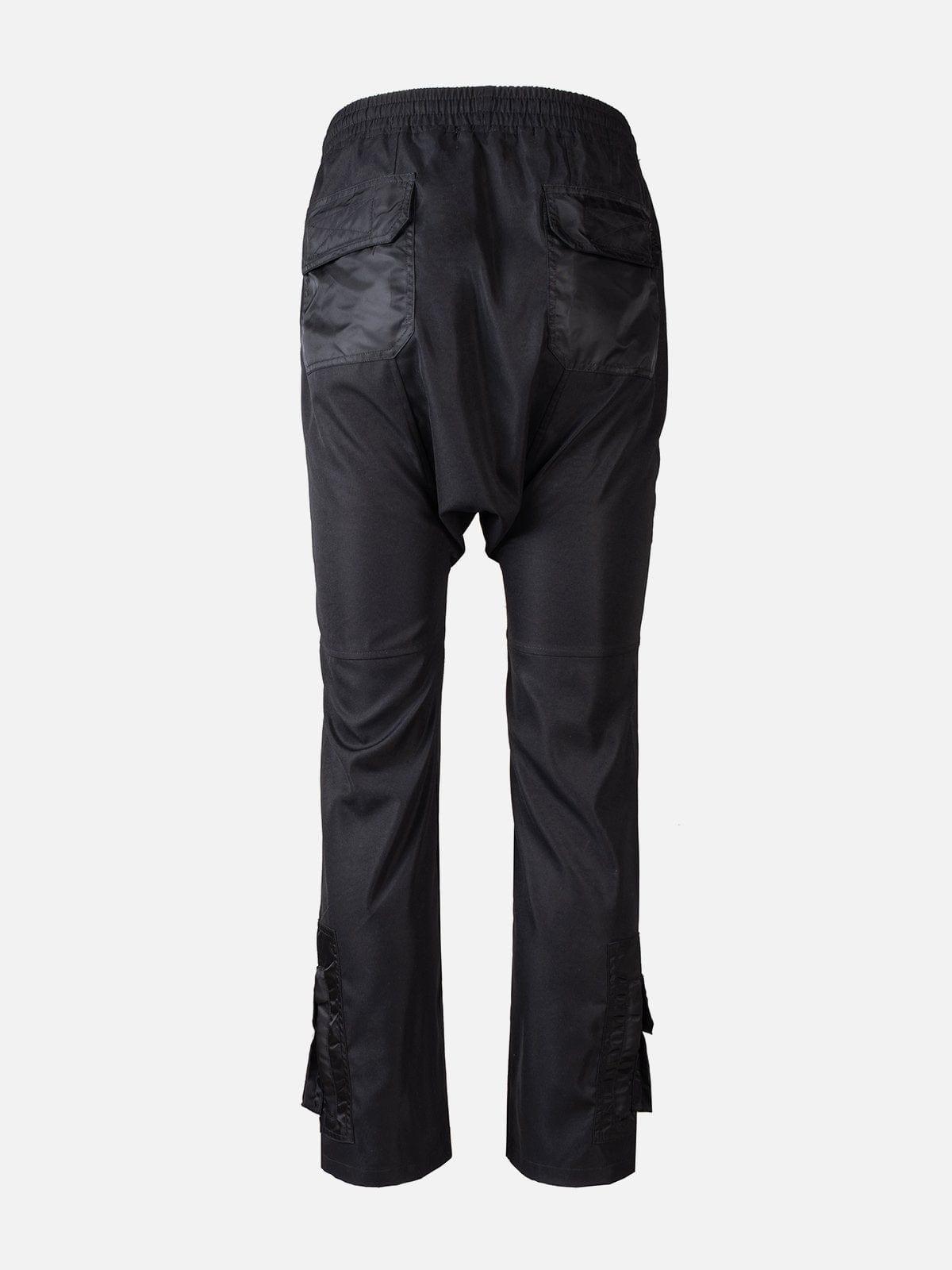 Patchwork Flap Pocket Cargo Pants