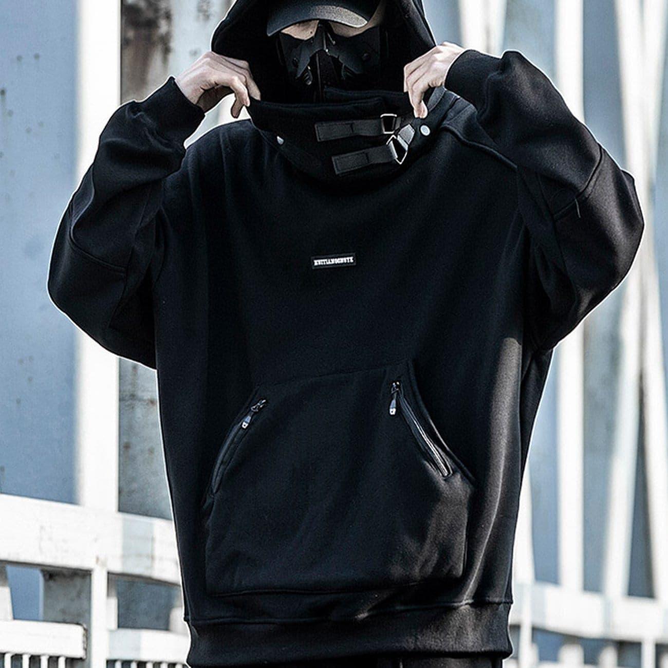 Removable Fish Mouth Hoodies