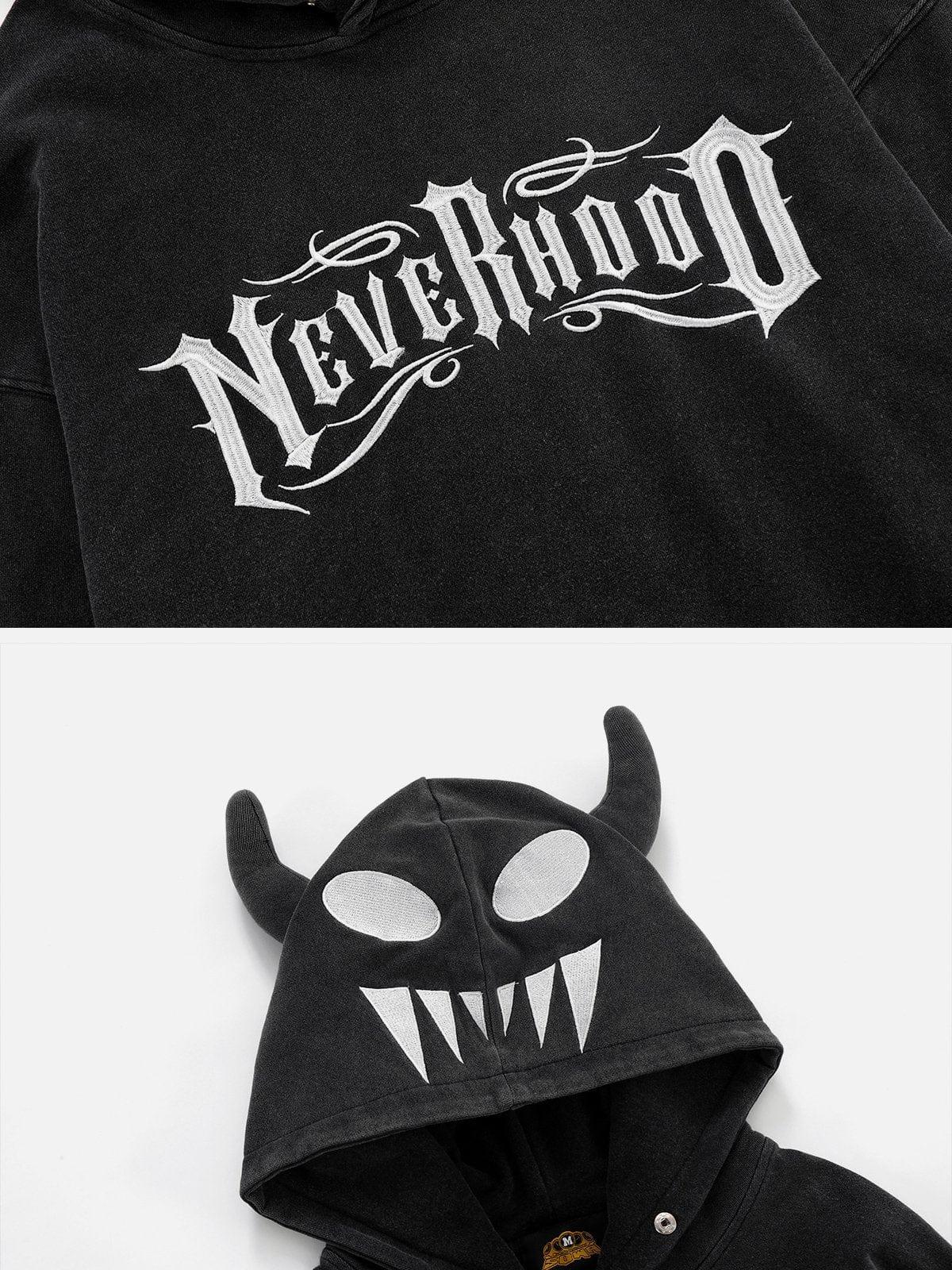 "Anagocer Hood" Devil Hoodie