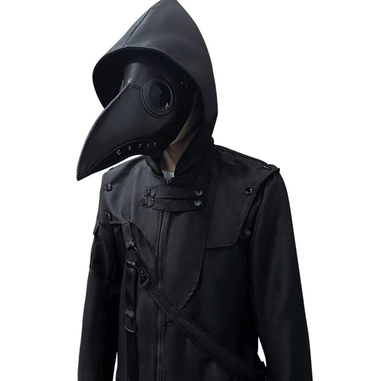 Dark Irregular Ribbons Long Jacket