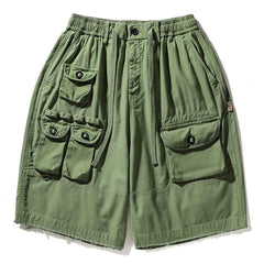 Multi Pockets Cargo Shorts