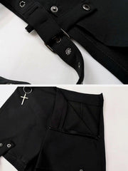 Detachable Ribbon Shorts