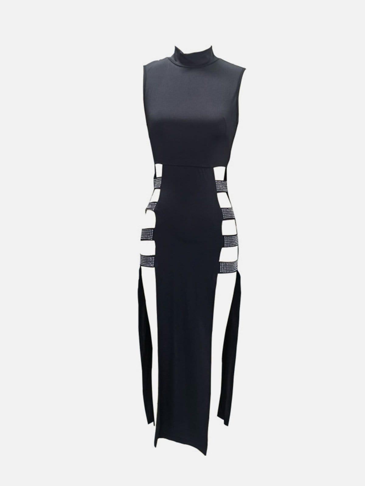 Hollow Forked Dress