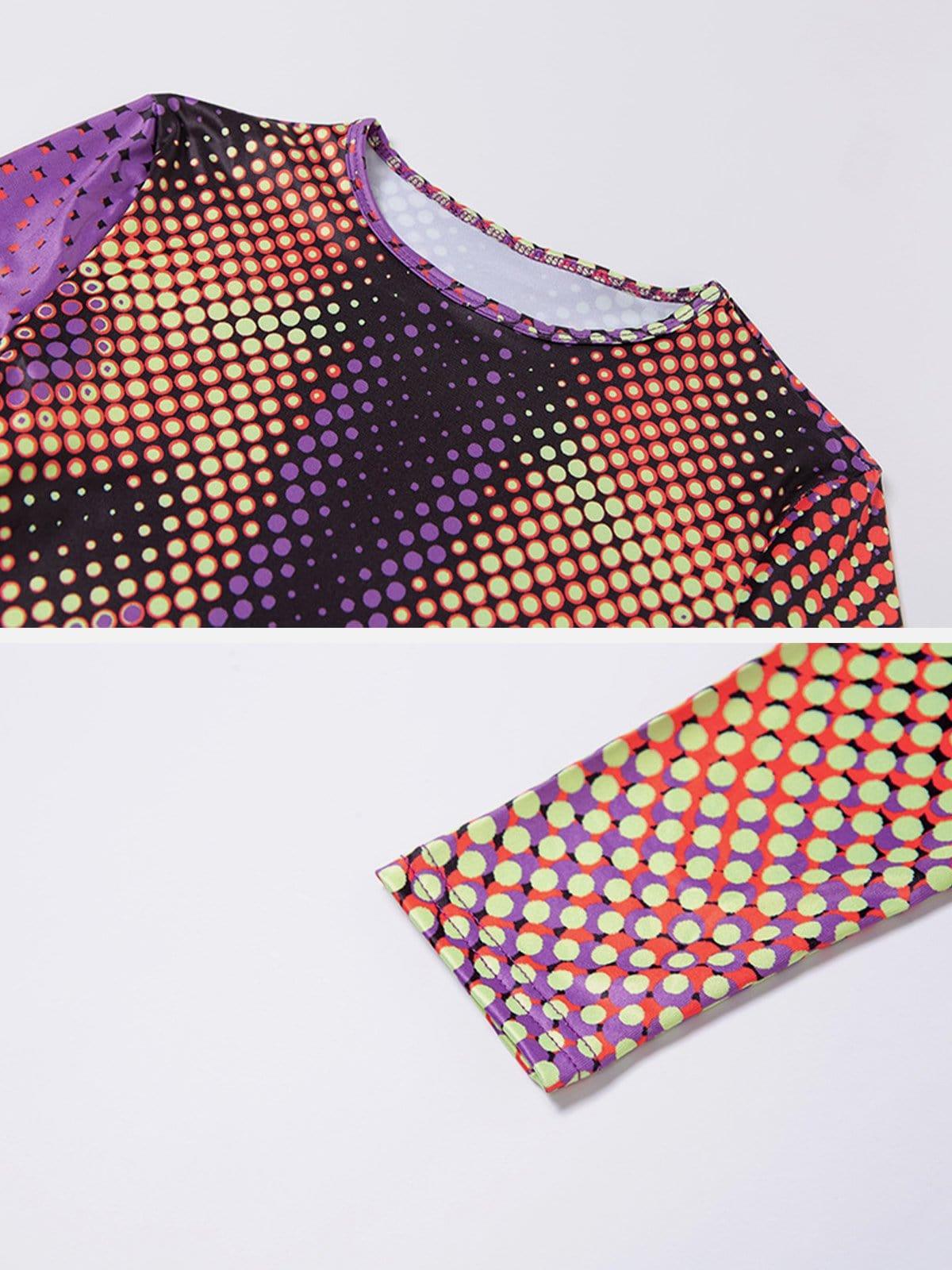 Abstract Print Slim Fit Suit